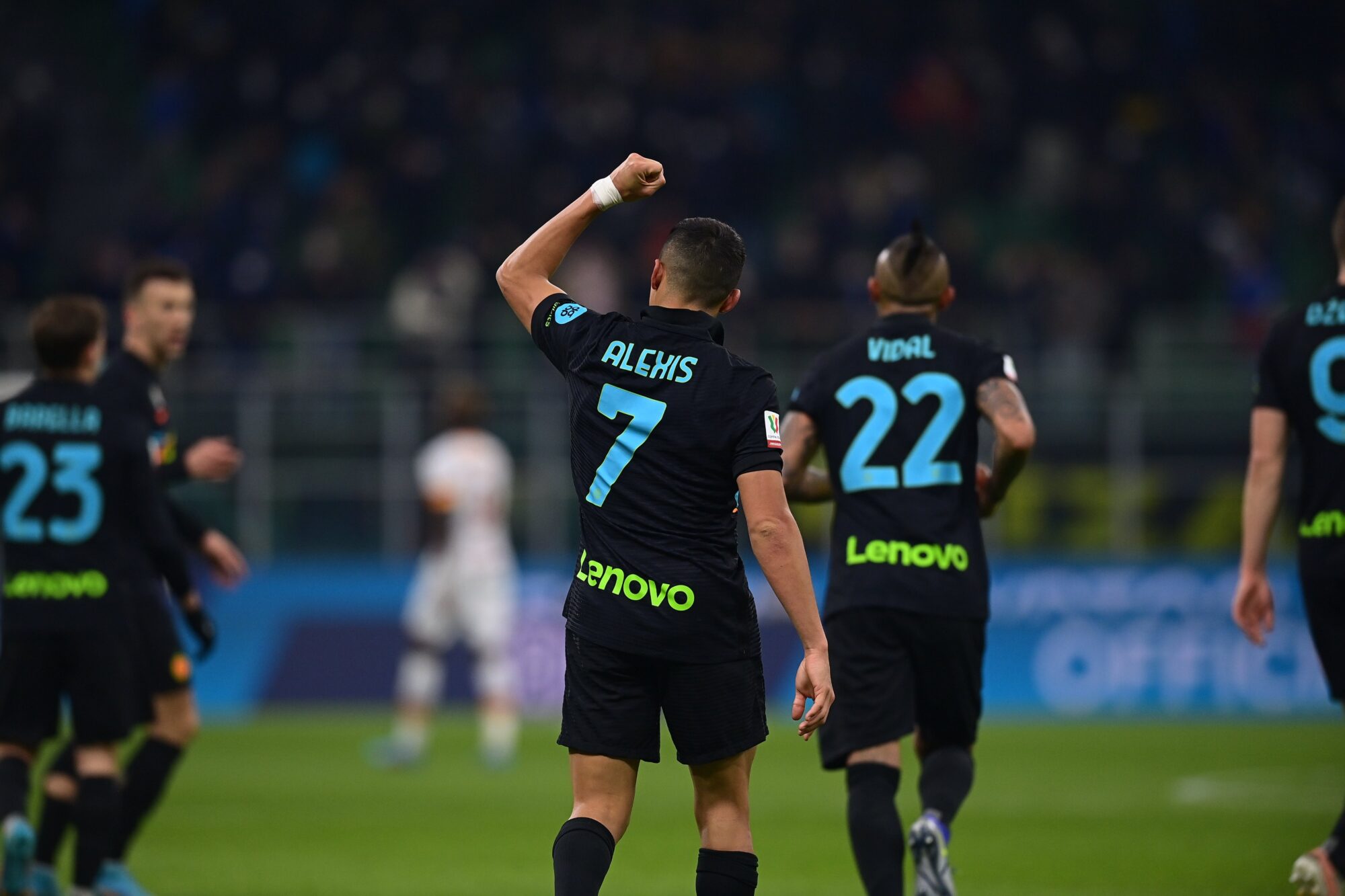 Inter venció a Roma y avanzó a las semifinales de la Copa Italia