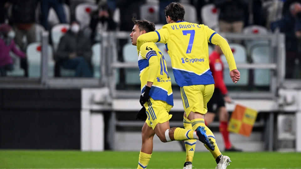 Juventus, con un gol de Dybala, venció a Sassuolo y pasó a semifinales de Copa Italia