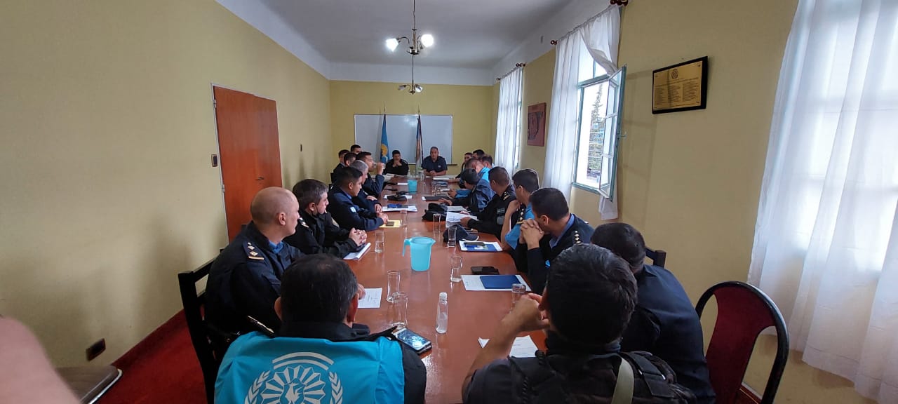 Los objetivos de la Unidad Regional de Comodoro para 2022: Mapa del delito y aceitar vínculos con las asociaciones vecinales