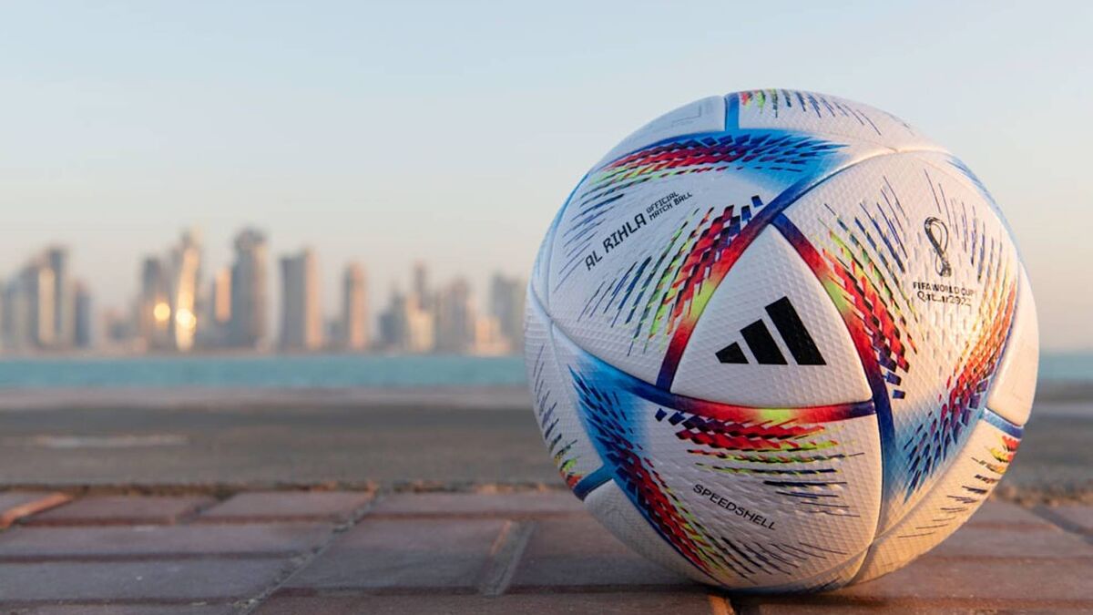 Al Rihla, la pelota oficial de Qatar 2022: Fabricada por Adidas, será la más rápida y ecológica de la historia de los Mundiales