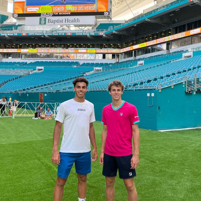 Masters 1000: Los hermanos Cerúndolo debutaron con éxito en Miami