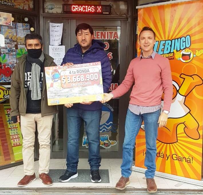 Un vecino de Sarmiento ganó más de tres millones en el Telebingo Chubutense