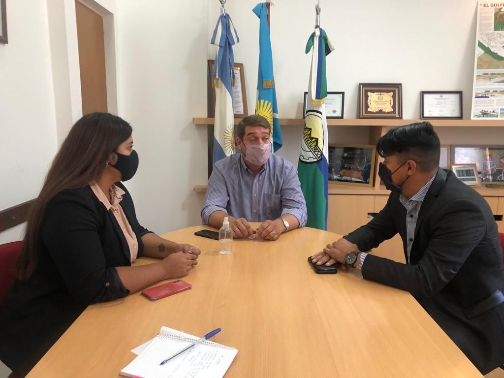 Mongilardi se reunió con Biss para avanzar con el cerco perimetral en la zona de los piletones de Playa Unión