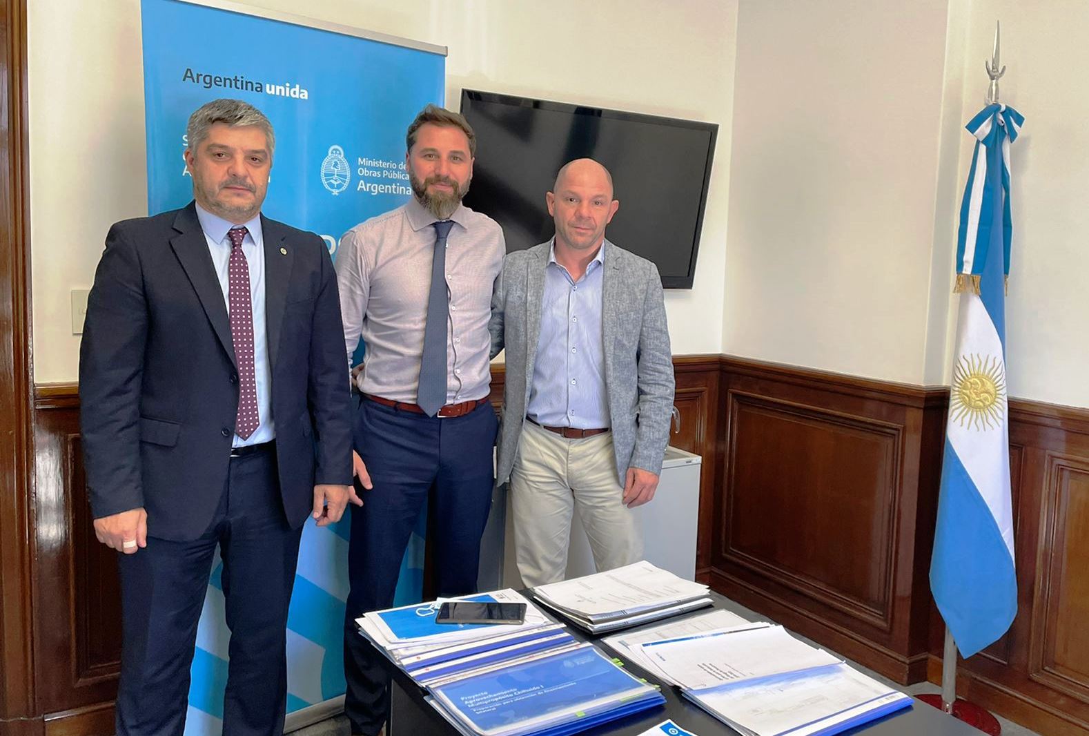 Chubut gestiona ante Nación obras para Sarmiento, José de San Martín, Corcovado, Río Pico, Gualjaina y Paso de Indios