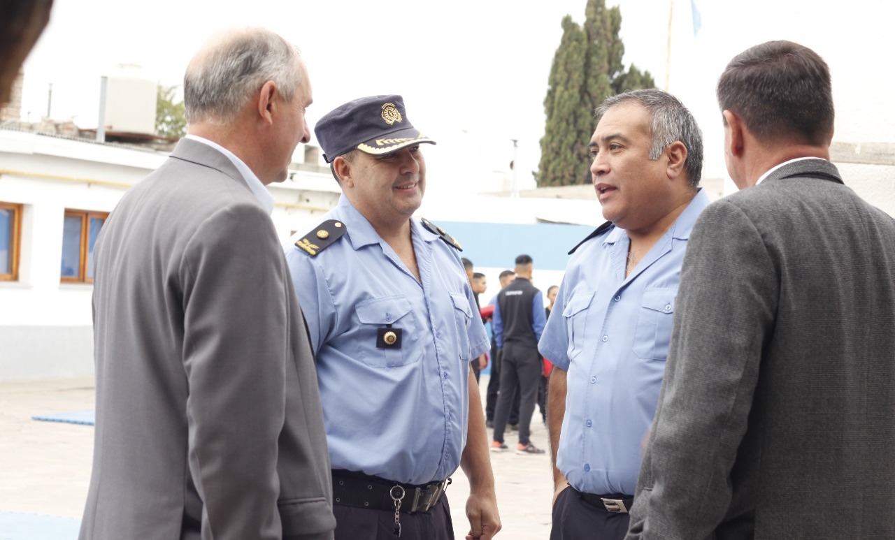 Autoridades del Ministerio de Seguridad recorrieron instituciones de formación de la Policía del Chubut