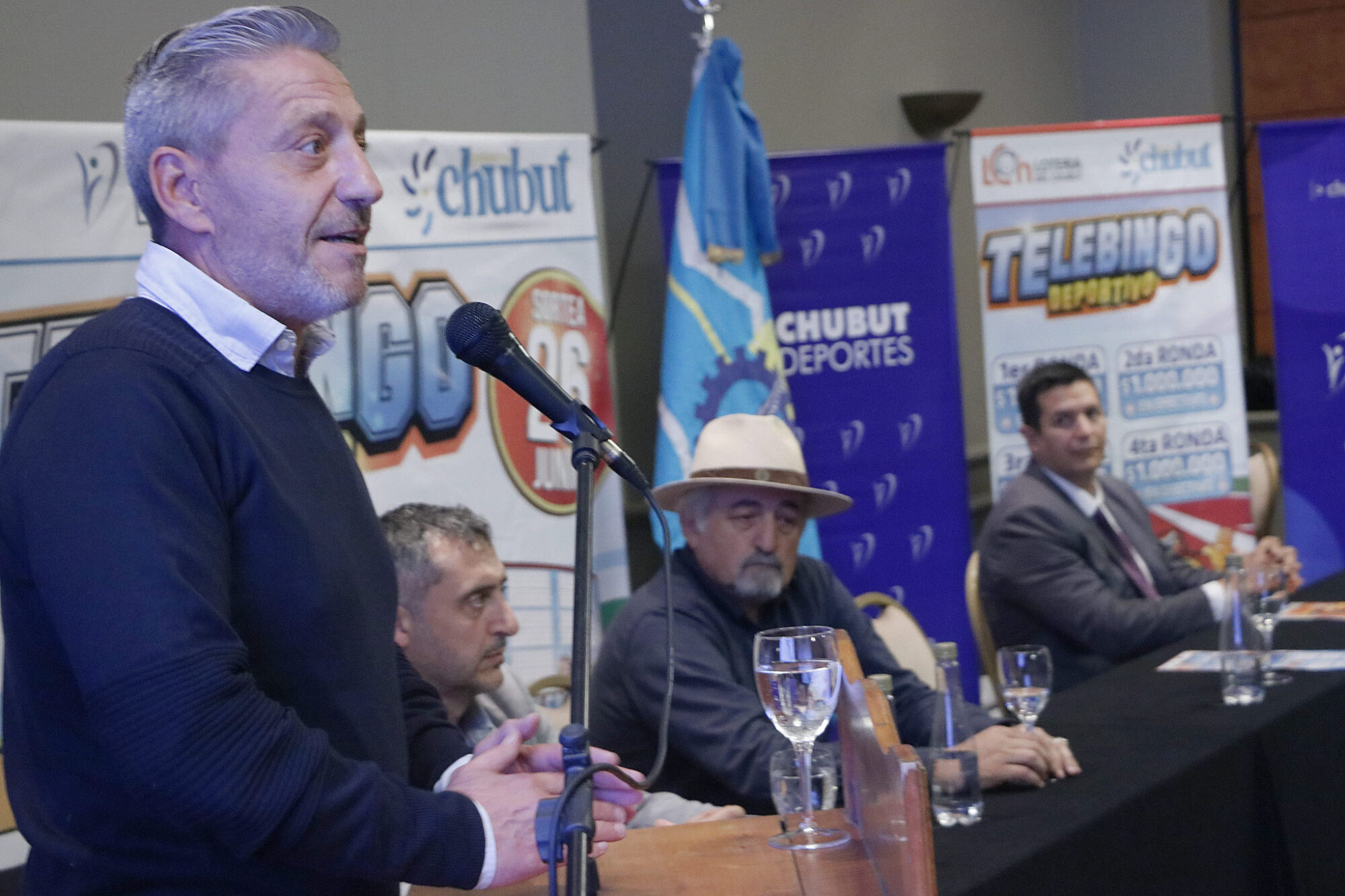 Arcioni en el Lanzamiento del Telebingo Deportivo Solidario: “El objetivo es éste, jugar para ser solidarios”