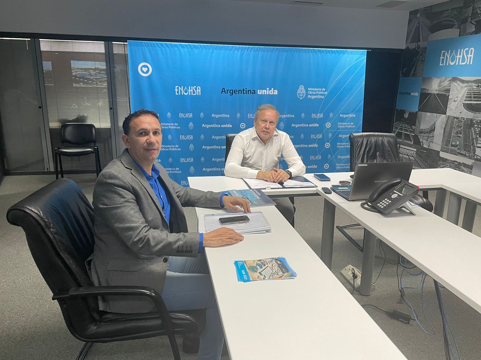 Maderna obtuvo el visto bueno del Enohsa para avanzar con obras de red de agua y dijo que “se cumplió con todo lo que se prometió”