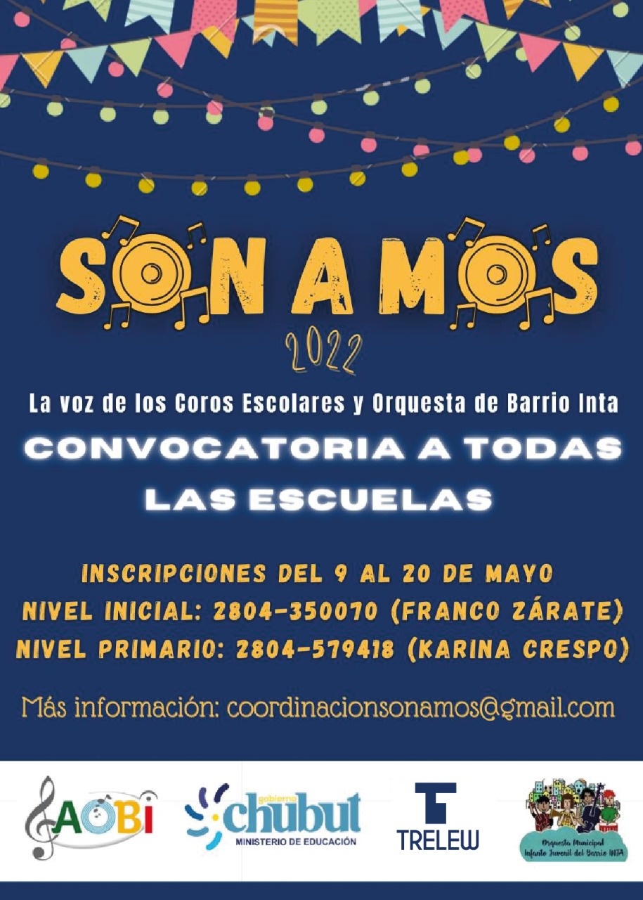 La Orquesta del Barrio INTA convoca a las escuelas a participar de los conciertos “Sonamos 2022”