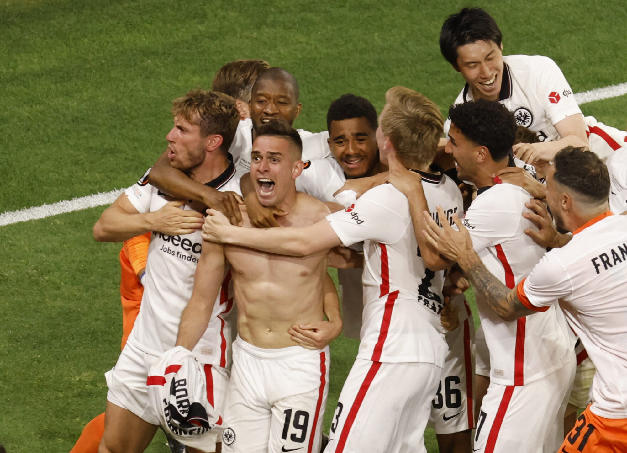 Borré fue el héroe de la consagración de Eintracht Frankfurt en la Europa League