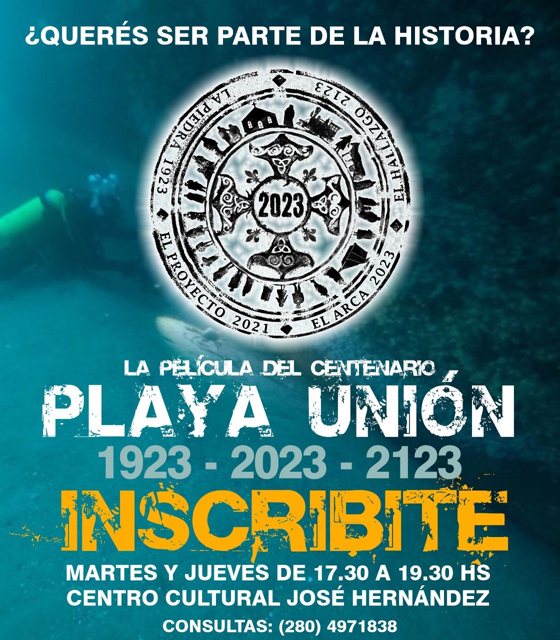 Convocan a personas interesadas en participar como extras en la película de los 100 años de Playa Unión