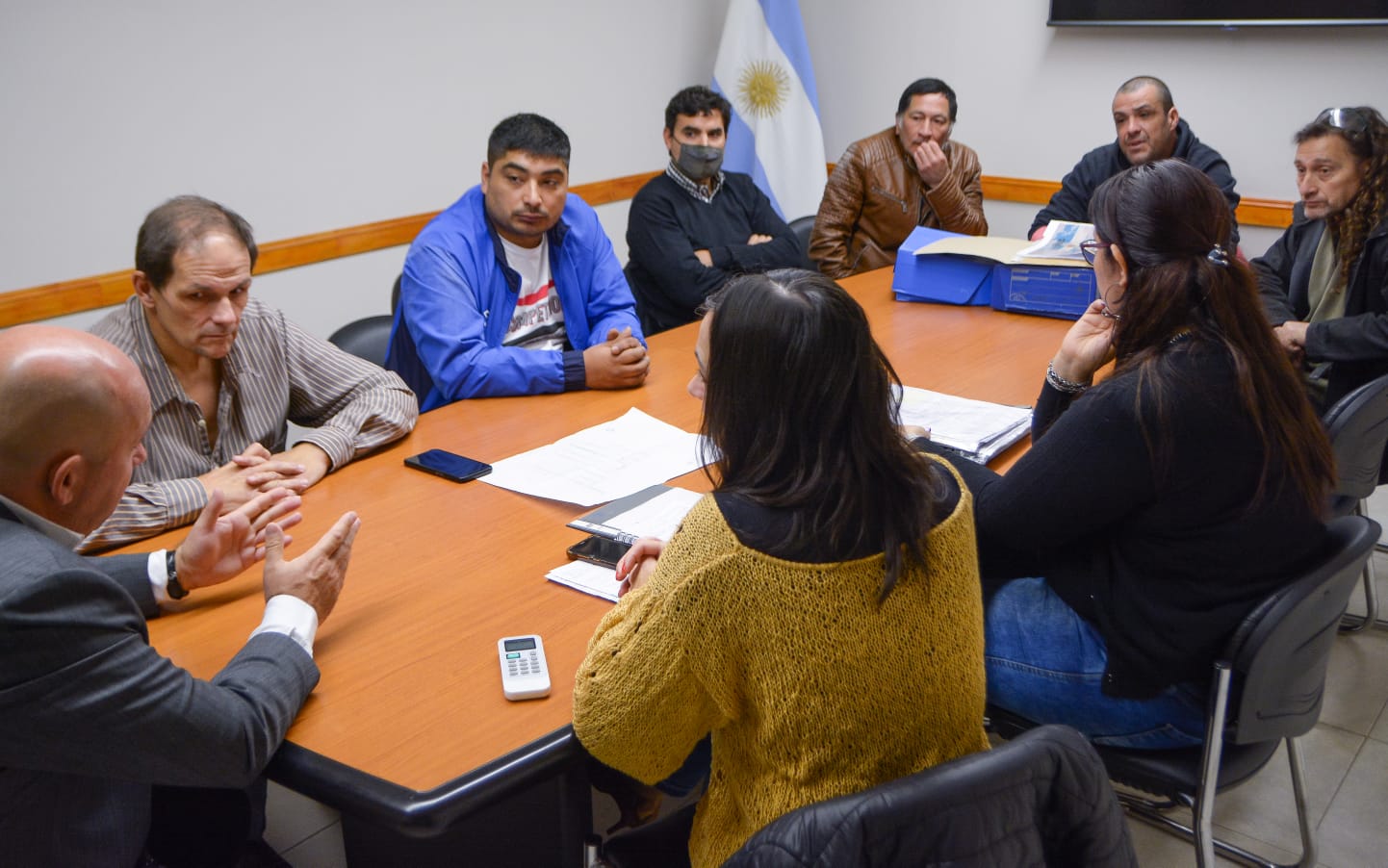 Sastre destacó la importancia de dialogar con los representantes de todos los sectores de Puerto Madryn