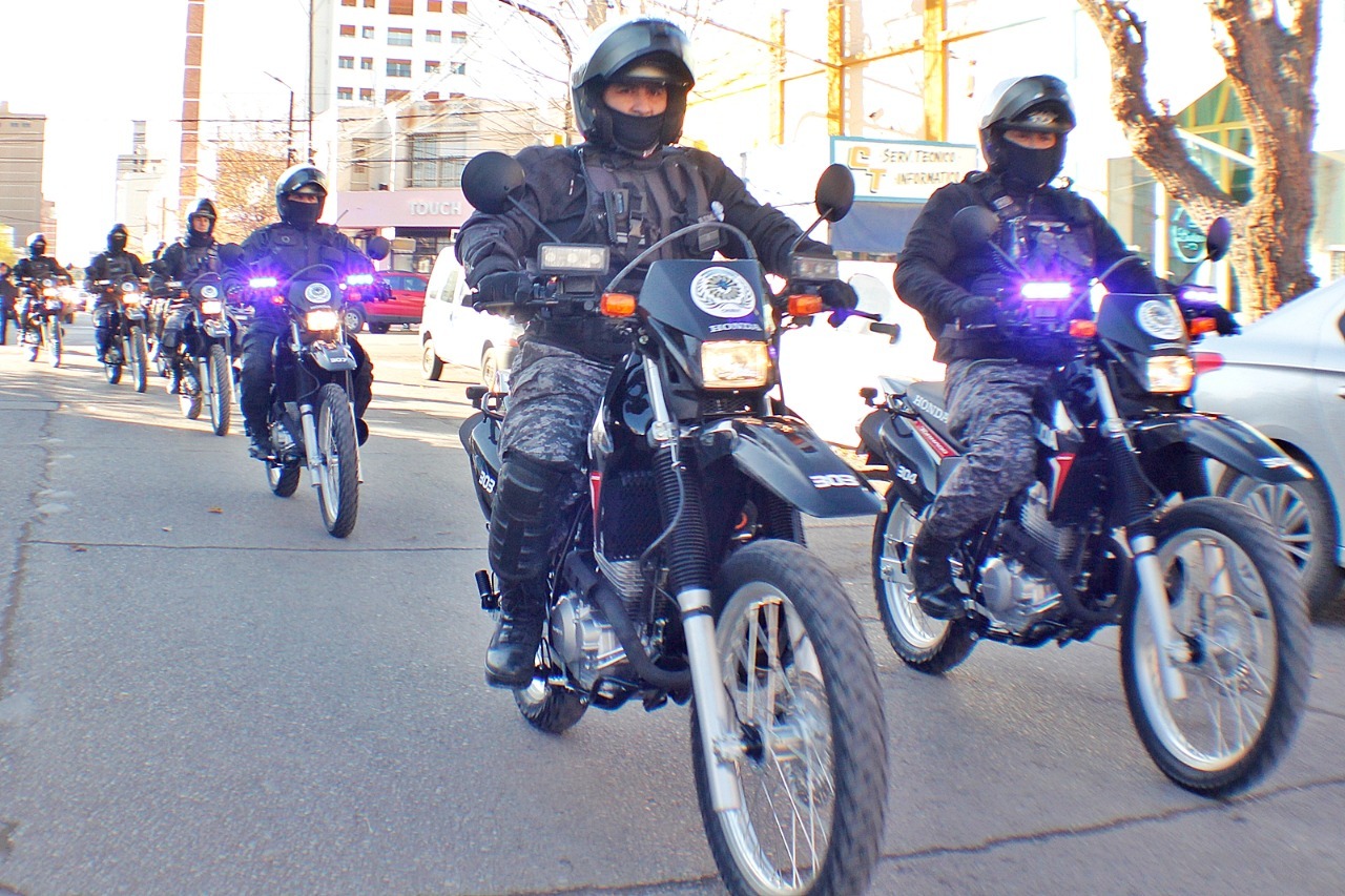 La Unidad Regional de Trelew recibió 10 motos para reforzar el patrullaje preventivo