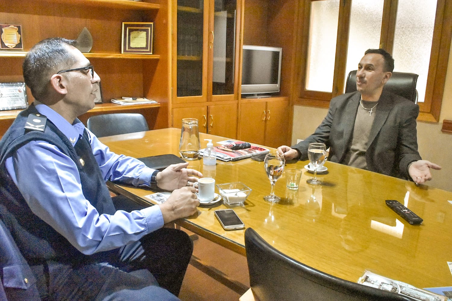 La Unidad Regional Trelew le pidió a Maderna que una parte de lo recaudado en concepto de infracciones de tránsito vaya a la Cooperadora Policial