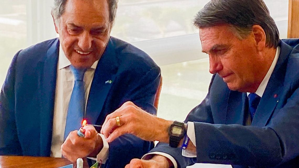 Scioli le agradeció a Bolsonaro por “los avances logrados” en comercio bilateral