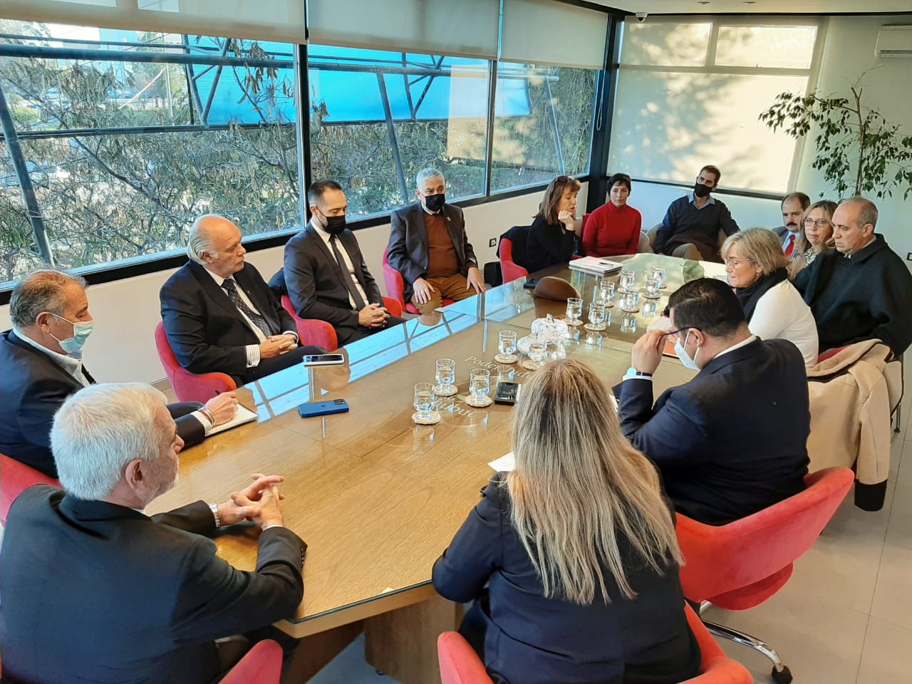 El Superior Tribunal recibió a Magistrados y Funcionarios Judiciales con la mira puesta en el cumplimiento de la pauta salarial