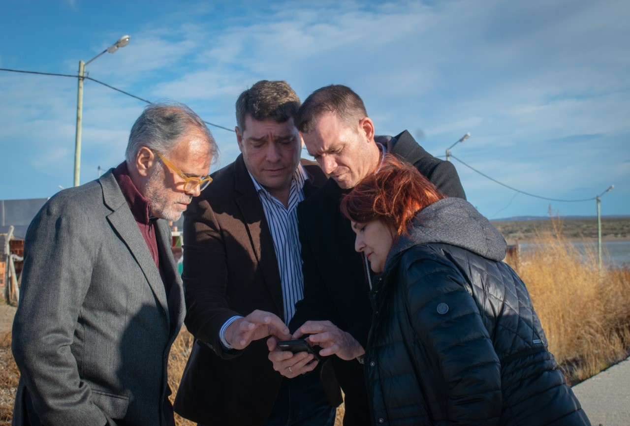 Biss y Simone recorrieron con funcionario de Nación predios de la ciudad para evaluar la instalación de un Centro de Desarrollo Infantil