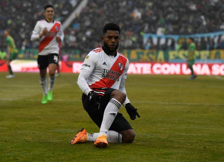 River goleó a Aldosivi en Mar del Plata, con dos asistencias y un gol del colombiano Borja