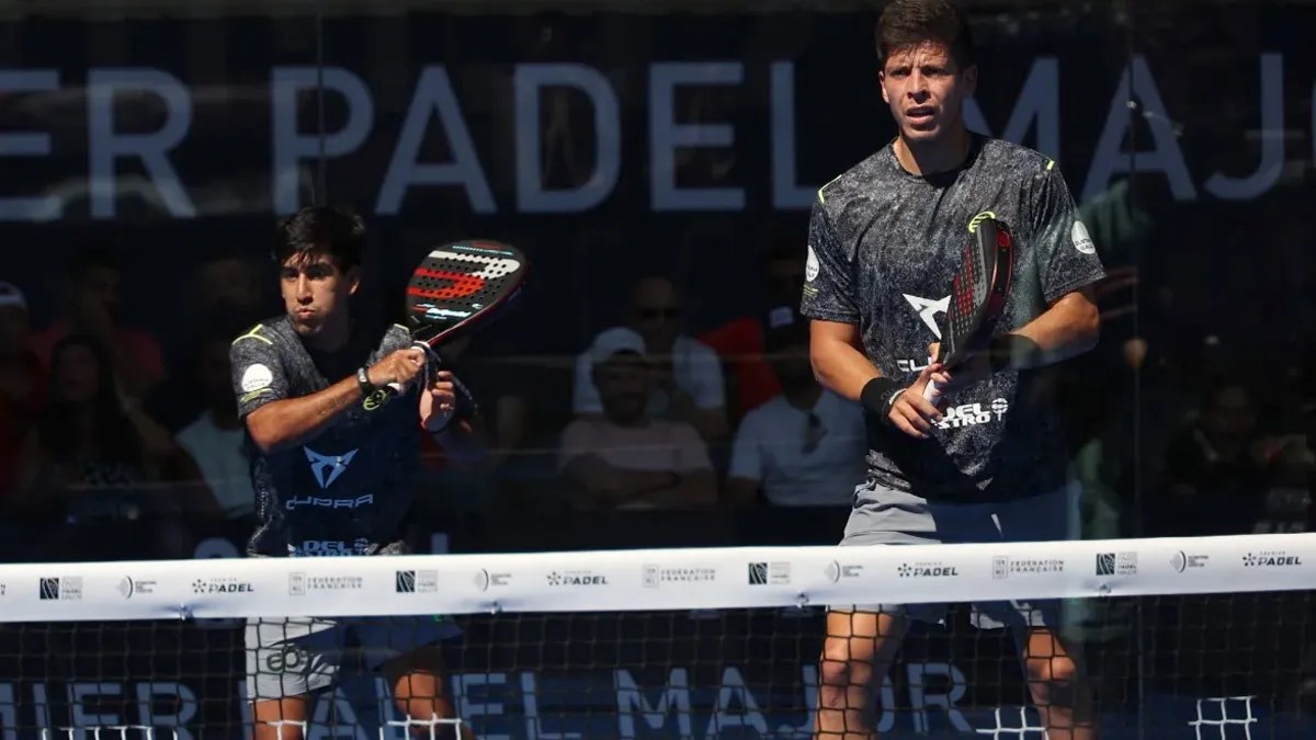 Los argentinos Chingotto y Tello perdieron la final del París Major de Padel en Roland Garros