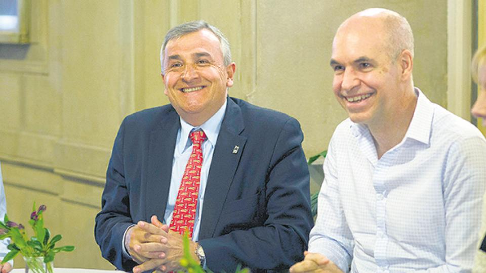 Morales y Larreta se mostraron juntos en Santiago del Estero y esta noche estarán en Tucumán