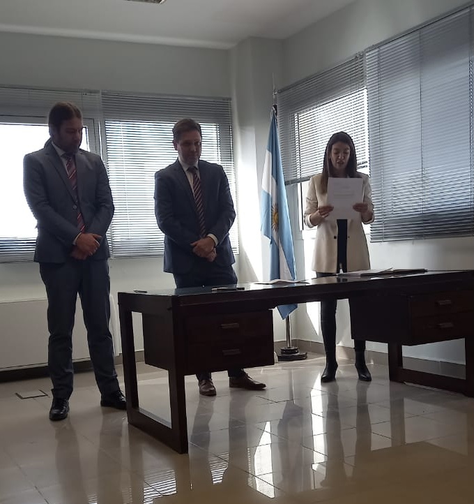 Gastón Ledesma juró como Defensor Público de Puerto Madryn