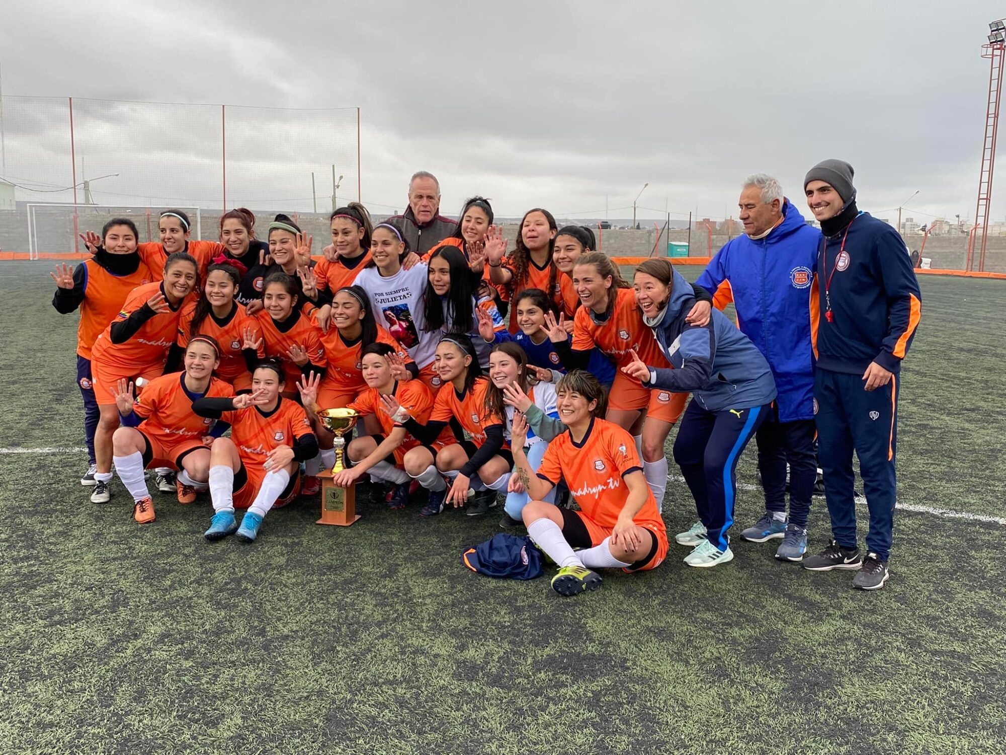 Las Morenitas campeonas de la Liga del Valle