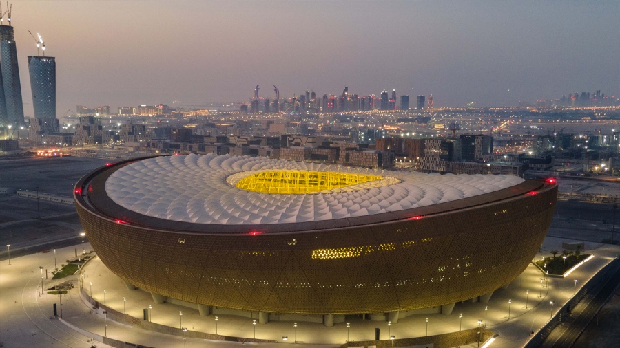 Se inaugura en Qatar el estadio Lusail, donde Argentina debutará en el Mundial: las impresionantes fotos