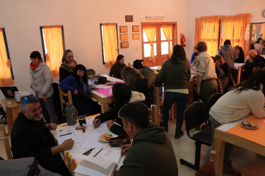 Puerto Pirámides realizó un nuevo taller de patrimonio histórico