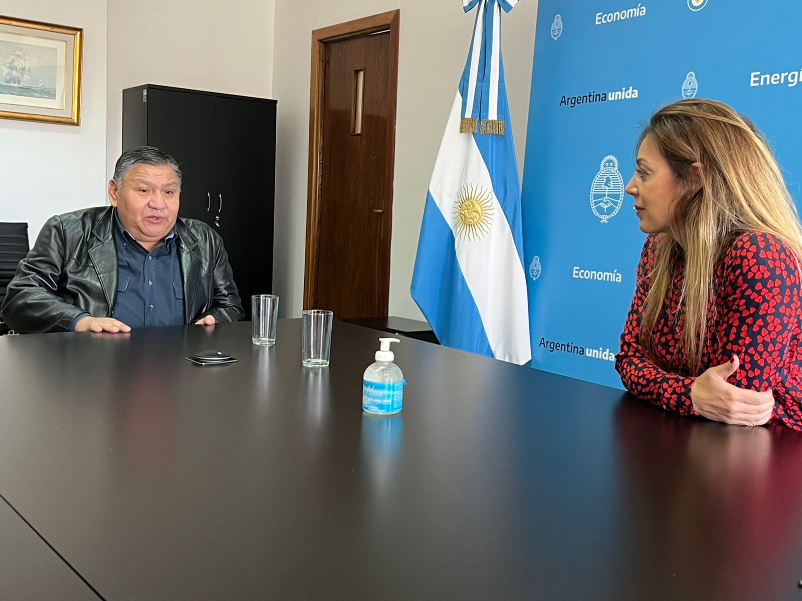 Ávila le planteó a Royón generar incentivos para la Cuenca del Golfo San Jorge