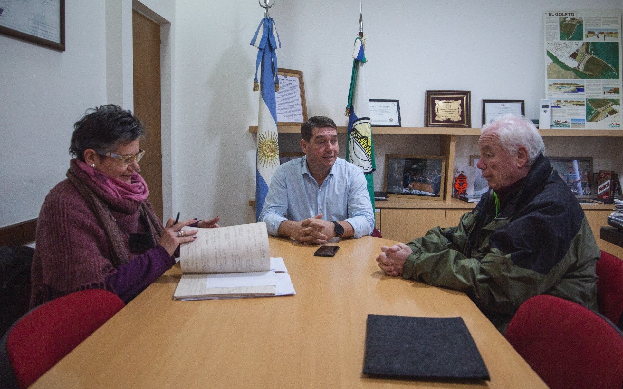 Biss se reunió con representante de la Unión Europea para avanzar en el proyecto de saneamiento ambiental en Rawson