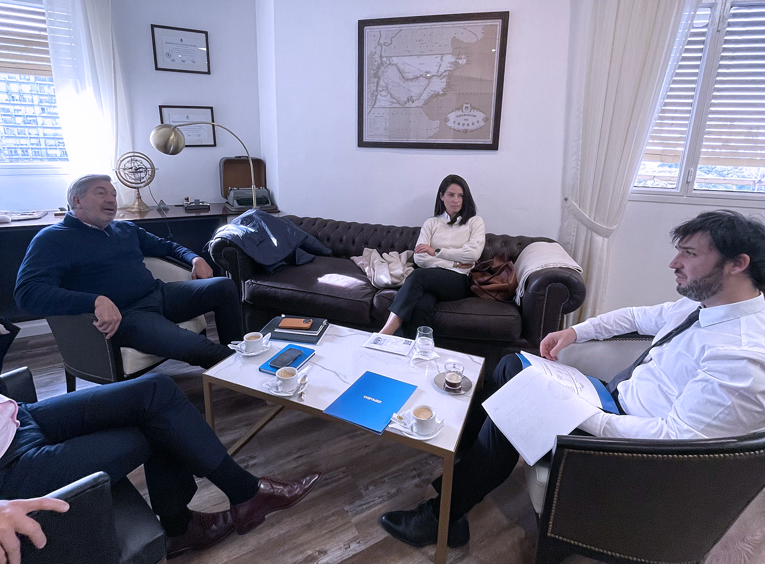 Torres se reunió con directivos de Camuzzi por el Gasoducto Cordillerano y la falta de gas en las escuelas