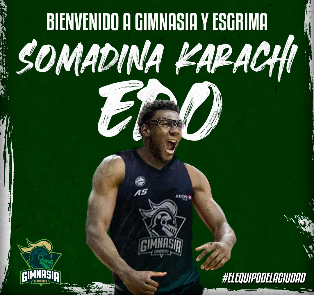 Gimnasia de Comodoro Rivadavia se refuerza con llegada de pivote nigeriano