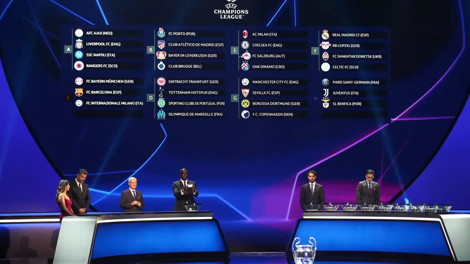 Se sorteó la Champions League: grupos, calendario y cruces