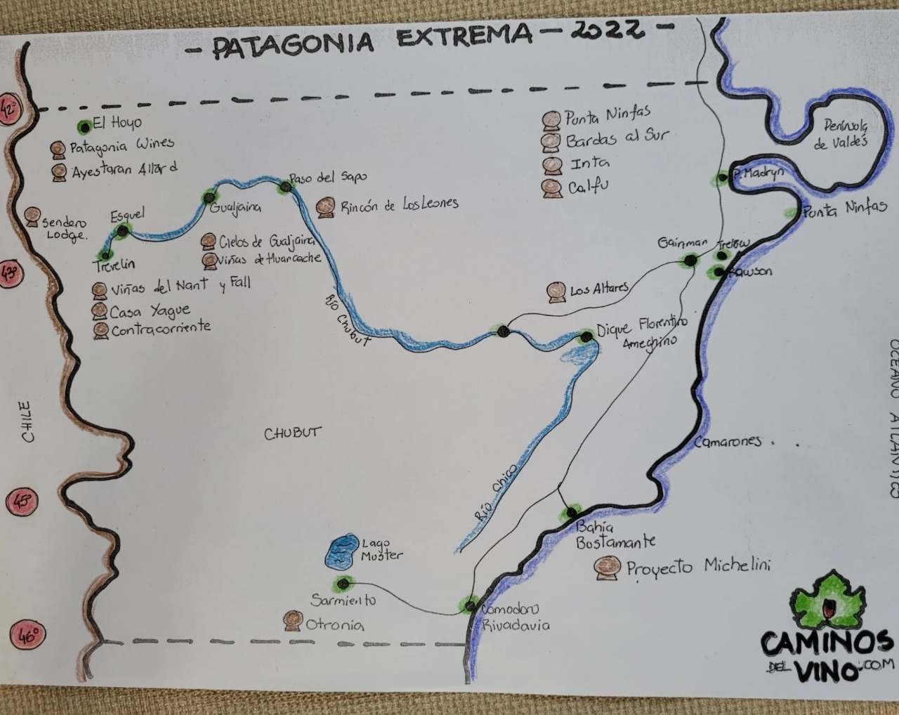 Con destacada participación de vinos chubutenses, se realizó el evento “Patagonia Extrema” en Mendoza