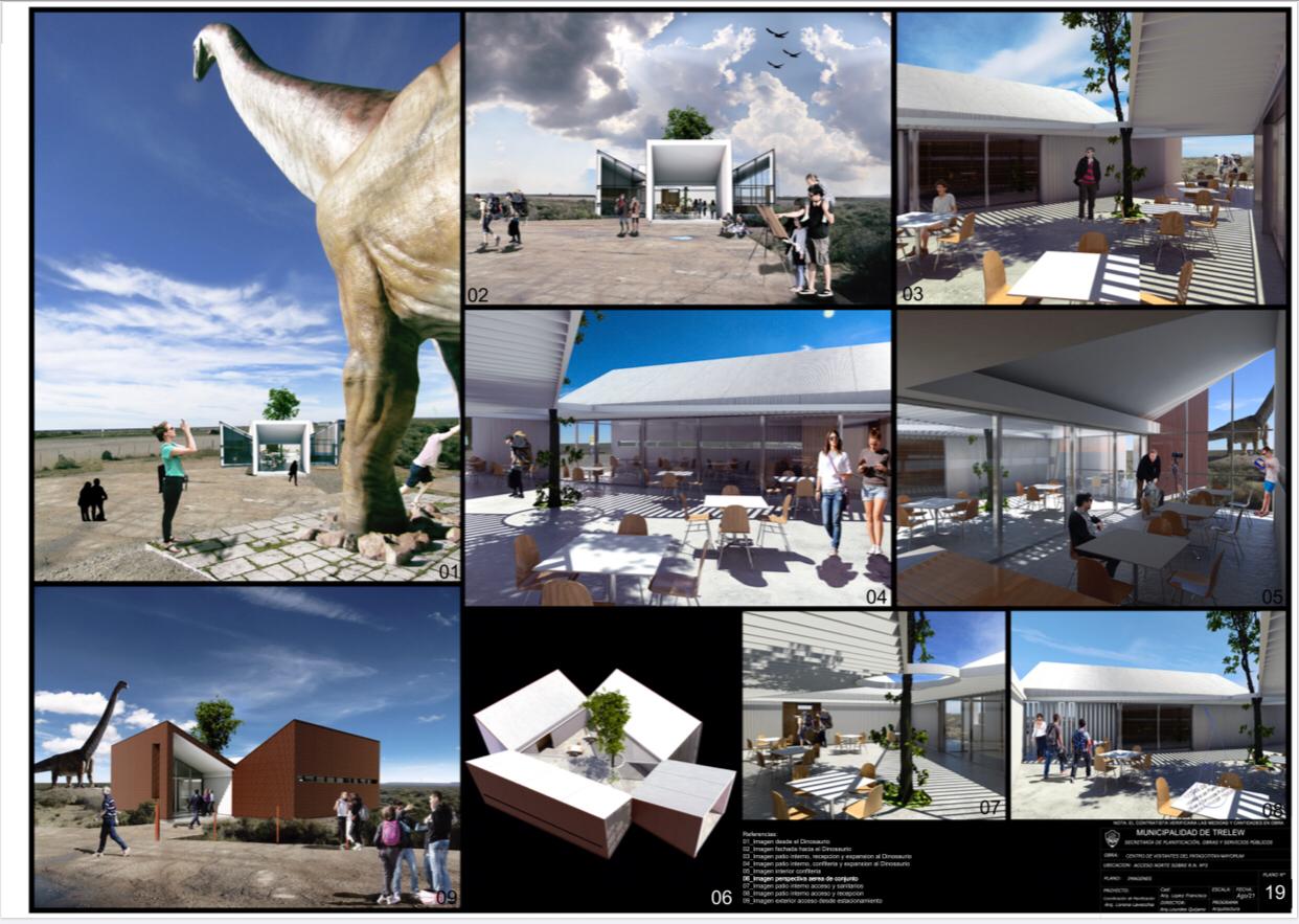 Maderna firmó el inicio de obra del Centro de Visitantes del Mega Dinosaurio que tendrá una inversión de $ 53 millones y un plazo de ejecución de 180 días