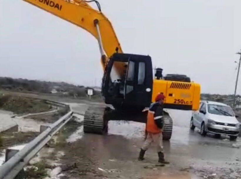 Provincia habilitará provisoriamente el nuevo puente de Caleta Córdova en Comodoro Rivadavia