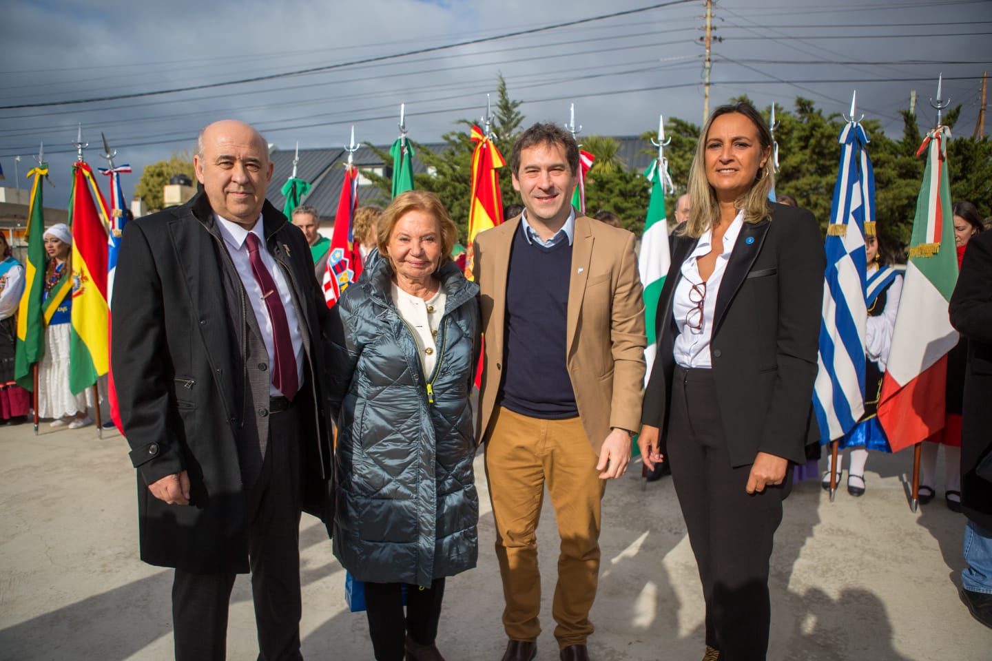 Comodoro: Con la inauguración del monumento y visitas internacionales, Luque celebró el centenario del Centro Asturiano