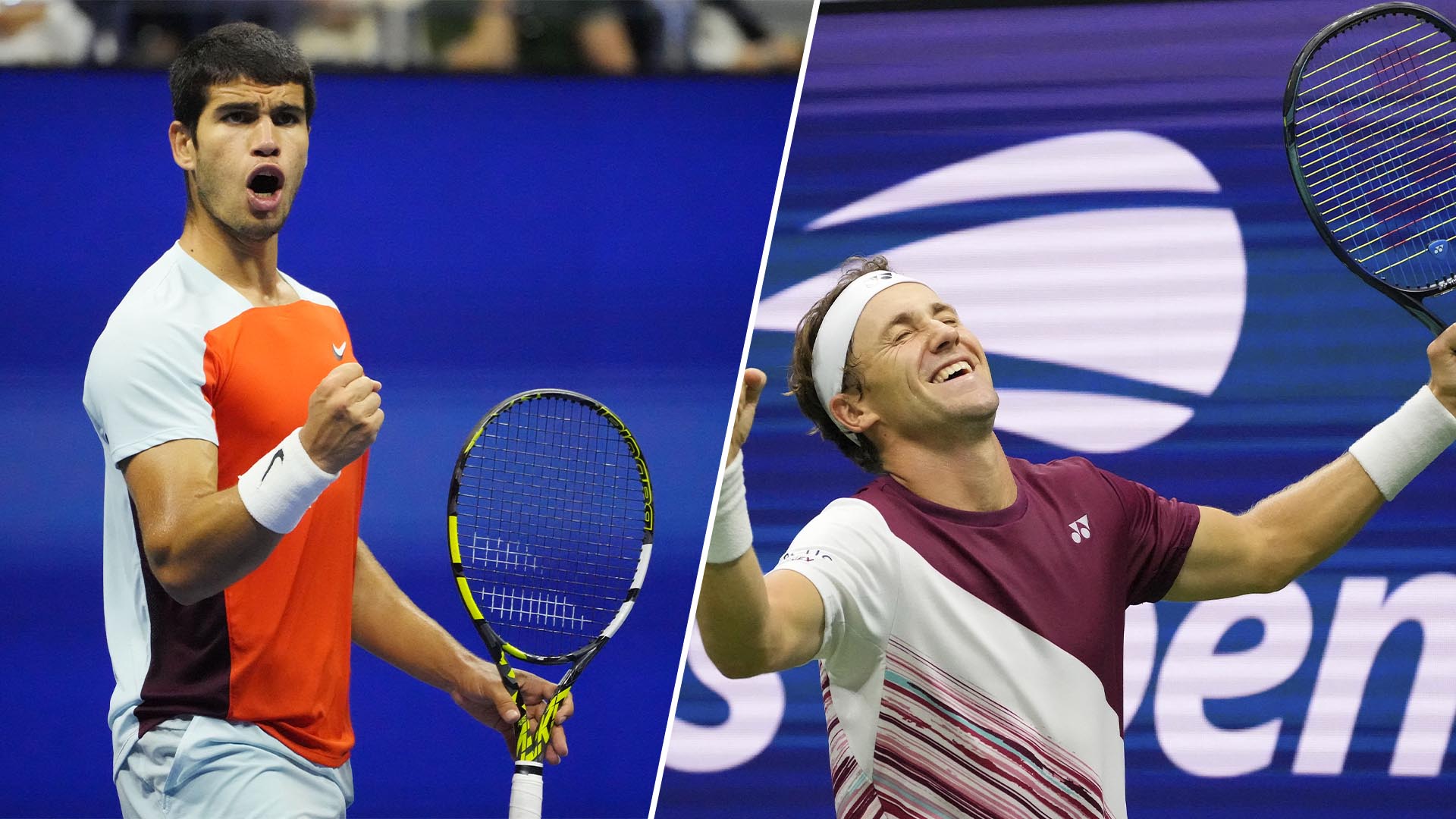 Alcaraz y Ruud dirimen en Nueva York una final con doble premio: El campeón y el N° 1 del mundo