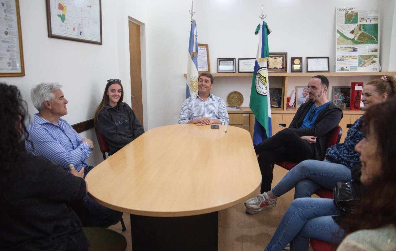 Hermanamiento con Ffestiniog: Biss recibió a los jóvenes de Gales que se encuentran visitando la región
