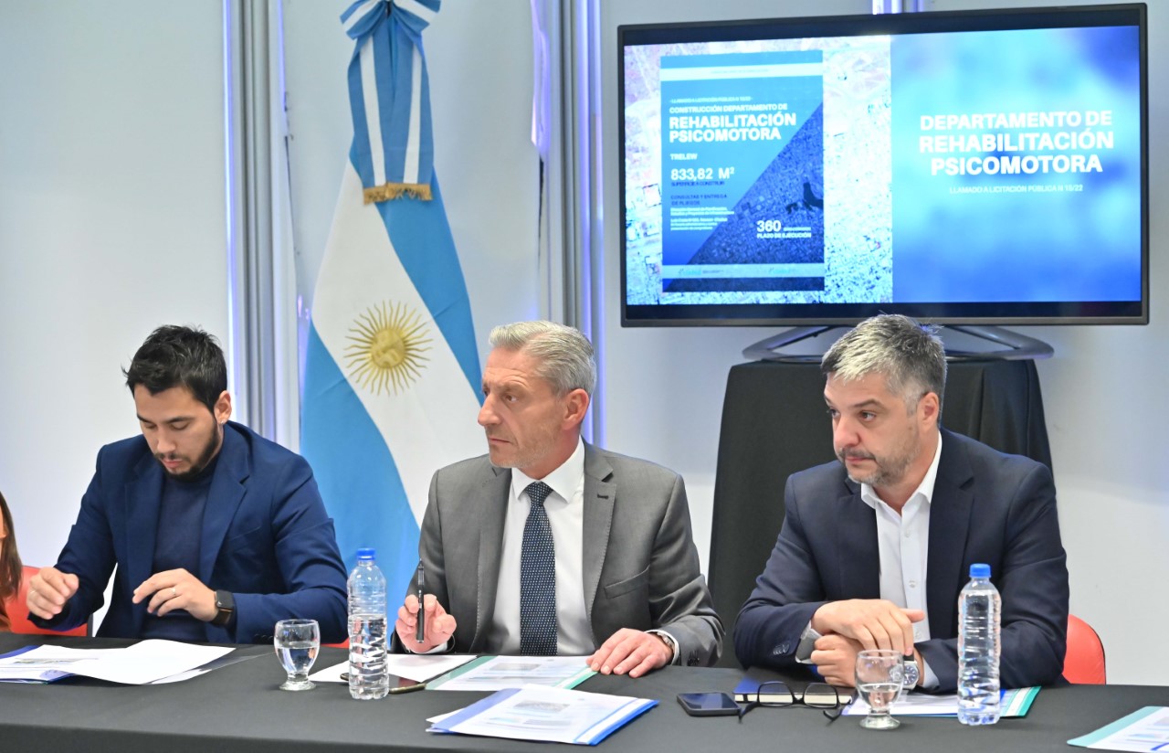 El Gobierno de la Provincia invertirá unos 240 millones de pesos para construir el edificio de Rehabilitación Psicomotora en Trelew