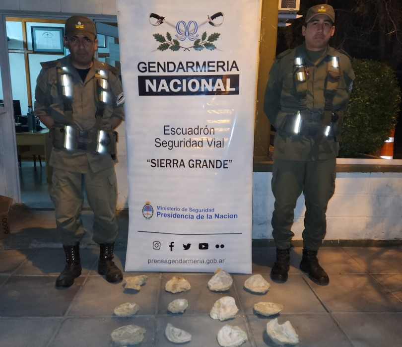 Circulaba con ostras petrificadas en Sierra Grande y la causa pasó a manos del Juzgado Federal de Rawson