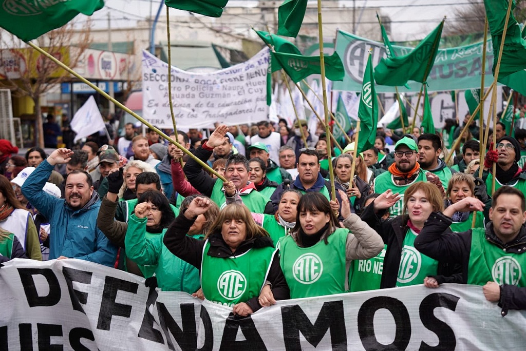 ATE lanzó un paro de 24 horas para este martes en Río Negro