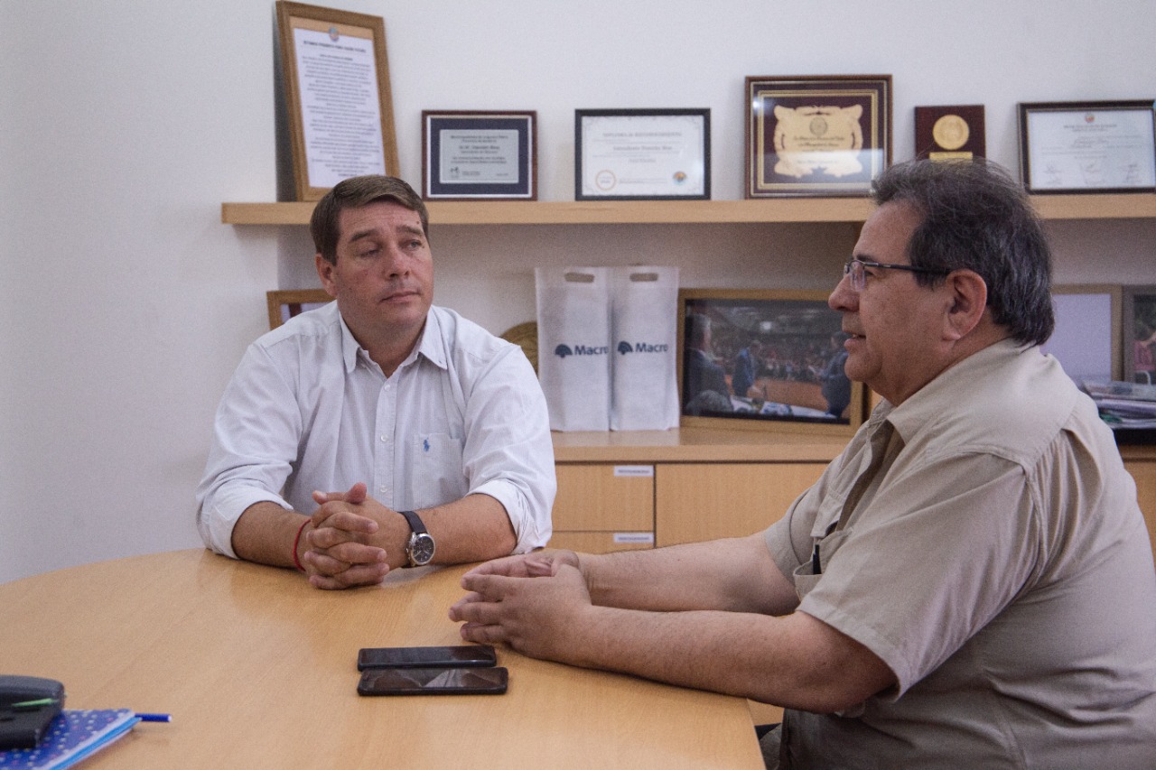 Biss y el jefe del Distrito Chubut de Vialidad Nacional conversaron sobre la pronta licitación de la autovía Rawson-Trelew y la reparación del Puente del Poeta