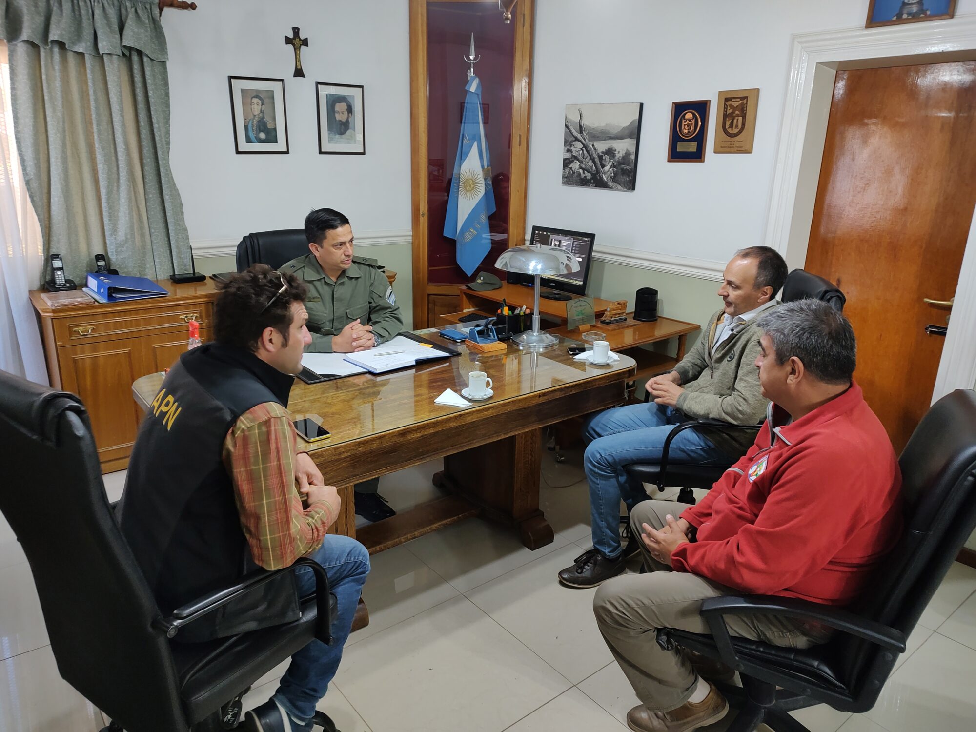 Provincia, Gendarmería y la Intendencia del Parque “Los Alerces” trabajan en la prevención de incendios forestales