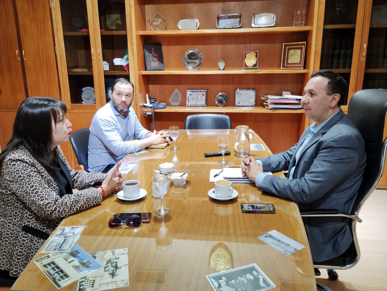 Maderna recibió a la directora de la Centro de Formación Profesional Nº664 que capacita a personas privadas de la libertad