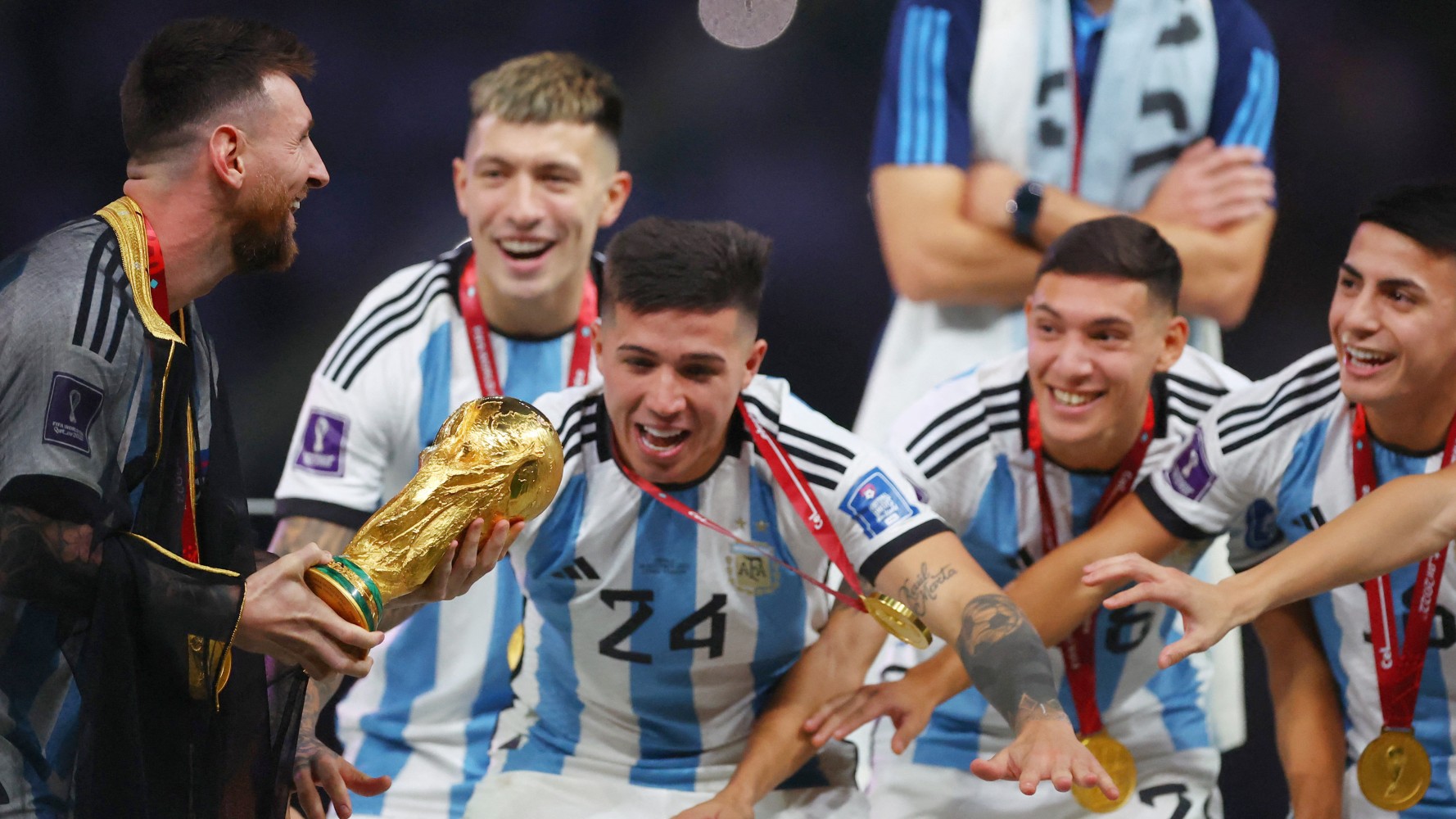 La Selección Argentina celebra el primer “mes de la obtención de la Copa del Mundo”