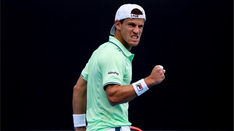 Diego Schwartzman ganó y pasó a la segunda ronda en Australia
