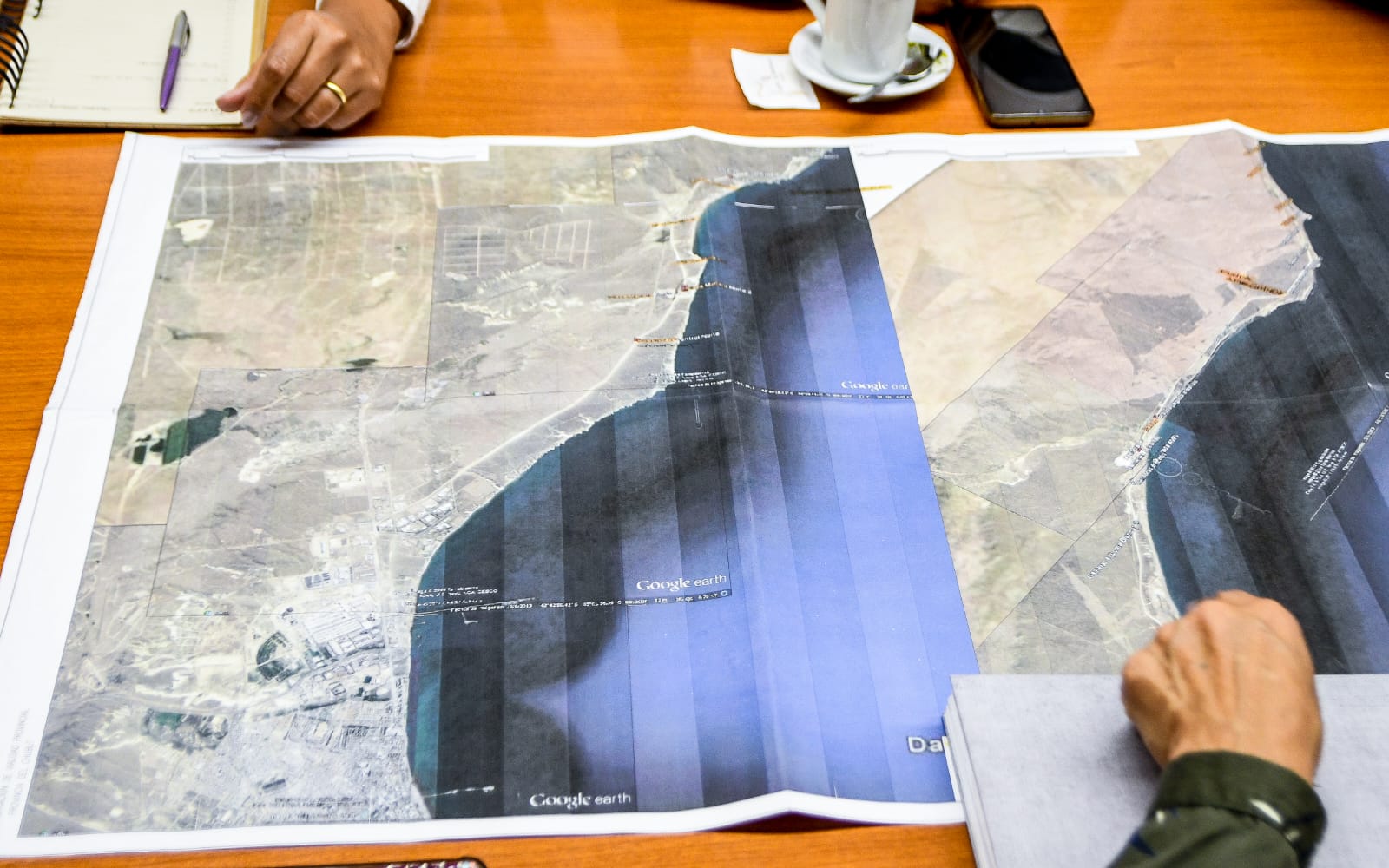 Sastre y representantes del sector privado buscan previsibilidad para la obra de asfalto del Área Natural Protegida “El Doradillo”