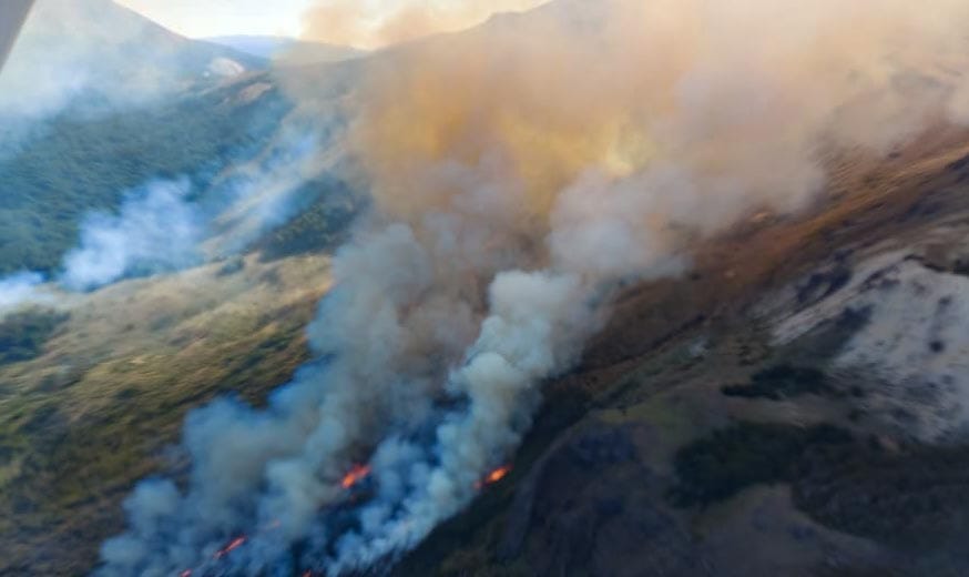 Incendio en el Parque Nacional Los Alerces: El fuego consumió más de 1300 hectáreas y 5 viviendas
