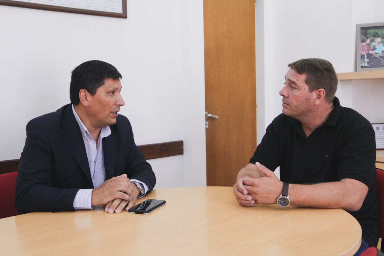 Biss se reunió con Aguilera para trabajar en mejoras para el Centro de Atención Familiar “Ruca Cumelén”