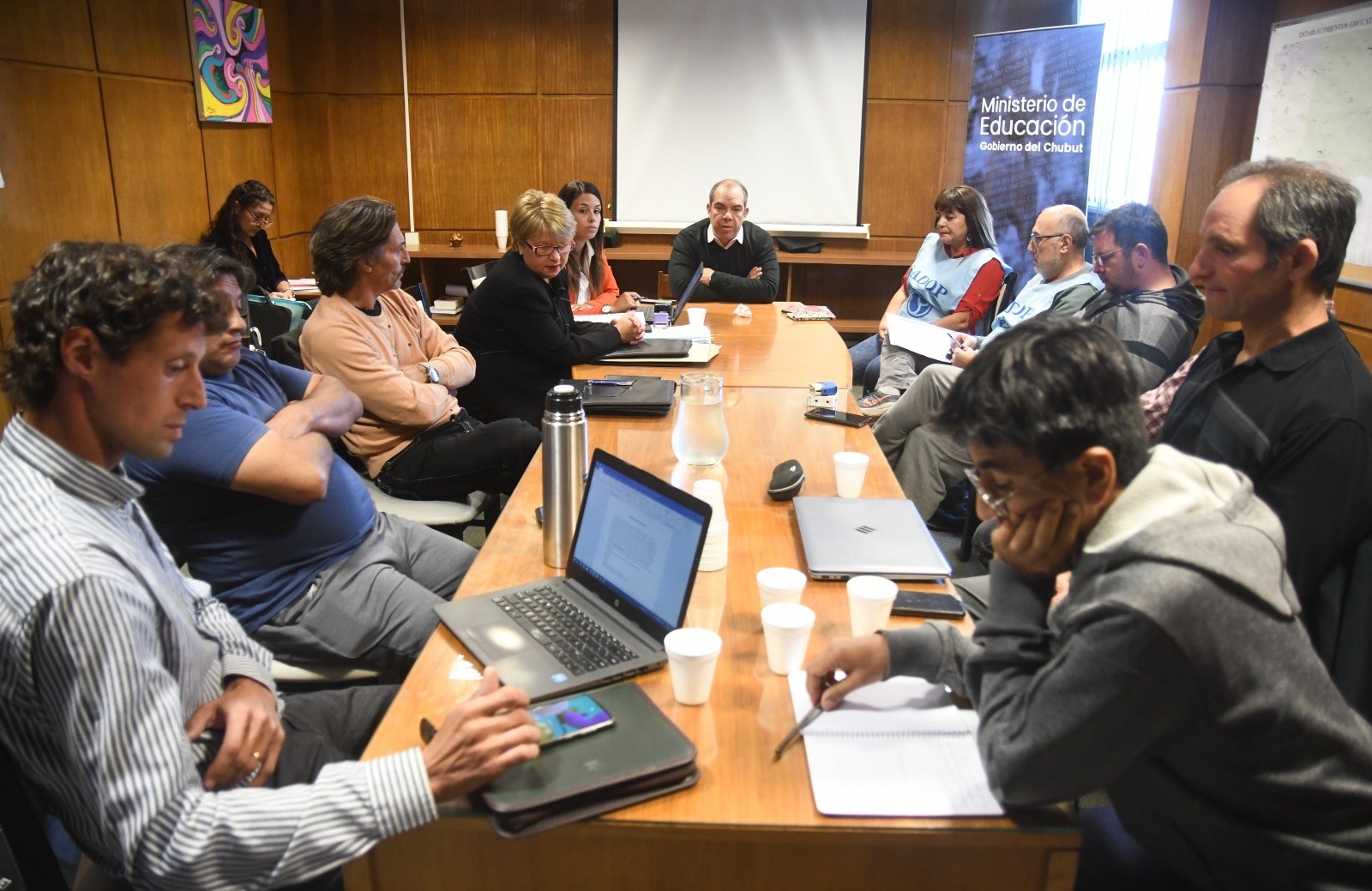 Educación: UDA, SITRAED, SADOP y AMET firmaron el acuerdo con el Gobierno de la Provincia